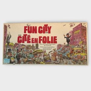 Fun City 1987 Vintage 100% Complete Board Game Parker Brothers